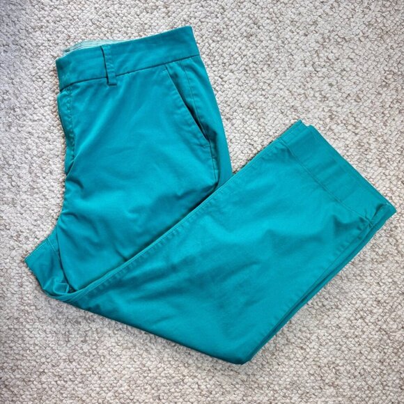 Massimo Dutti Women’s Size 6 Capri Pants Summer Cotton Blend Capri - Fast Ship - Picture 1 of 6